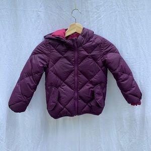 Joe Fresh Eggplant Kids Parka 4-5 XS
